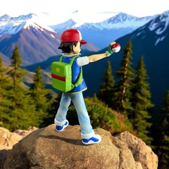 Ash Ketchum Collectible Display Anime Model Figure 5in – Trainer