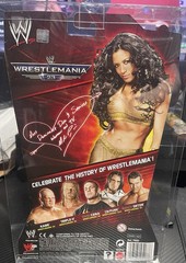 Mattel WWE Wrestlemania Heritage Melina Signed Figure Chase