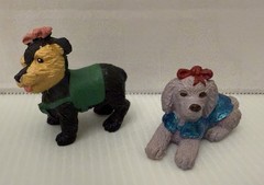 12 Vtg “Puppy In My Pocket” Toy Figures M.E.G.
