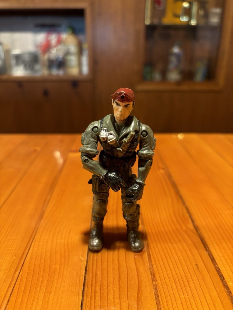2003 Lanard The Crops Green Camo Red Beret Military Action Figure