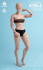 Worldbox AT206 A 1/6 Tan Female Muscle Durable Body FOR 12” Figure Doll ❶USA❶