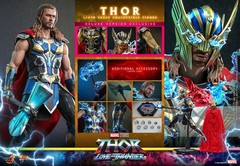 READY NEW AUTHENTIC HOT TOYS THOR LOVE THUNDER DELUXE MMS656 CHRIS HEMSWORTH 1/6