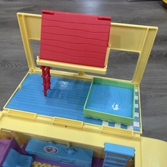 Peppa Pig Transforming Camper Van RV Playset w/ Sounds – 99% Complete Set Toy