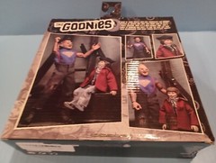 The GOONIES Chunk and Sloth 8″ action figure 2 pack- NECA NIB box slight damage