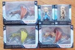 Daenerys Targaren, Drogon, Viserion and Rhaegal Game Of Thrones Action Figures