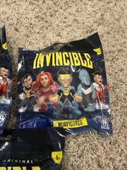 Invincible Series 1 3” Mini Figure Mystery Blind Bag Lot of 3 Unopened Packs