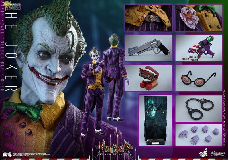 New Hot Toys Vgm27 1/6 Batman: Arkham Asylum The Joker Action Figure IN Stock