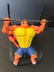 Pokémon Fitness Muscle Man Weight Lifter Charmander Figure