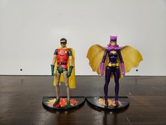 Batman 1966 Mattel Classic TV Series Figure Lot of 7