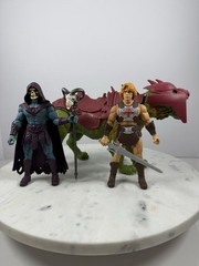 Lot of 3 MOTU Masters of the Universe 2026 Movie Core He-Man Cringer Skeletor