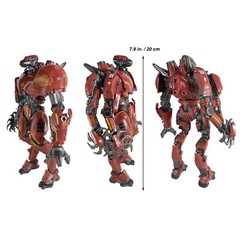 Crimson Typhoon Jaeger 7″ Movable Figure Toy Gift Statue Pacific Rim Gift Box