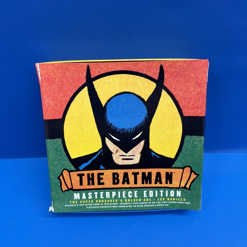 Batman Masterpiece Edition Box Set Figure Comic Book Hardcover Book Complete