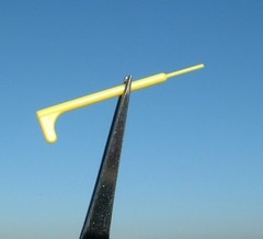 NICE! 2″ REPRO YELLOW Extension Lightsaber Luke 1977 Vintage Star Wars