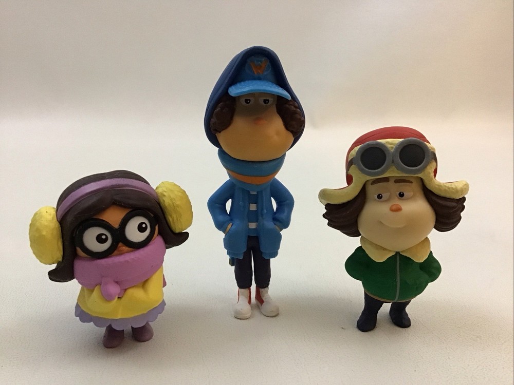 Dr Seuss Grinch Stole Christmas Ozzy Izzy Axl Mini PVC Figure Universal Studios