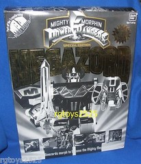 Mighty Morphin Power Rangers Deluxe Special Edition Black & Gold Megazord New