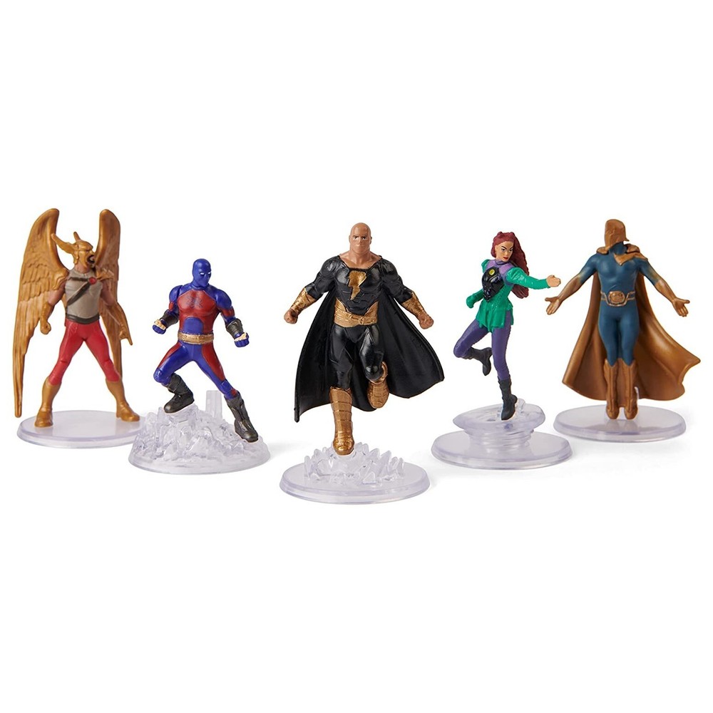 Black Adam Justice Society 2-Inch 5 Figure Set DC Comics Spin Master