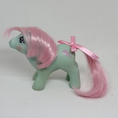 VINTAGE 1985 G1 My Little Pony – BABY CUDDLES from Baby Buggy Playset *READ*