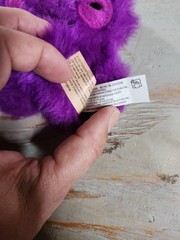 Fuggler Keyring Plush Keychain Series 6 Annoyed Alien 3 Eyed Purple People Eatr