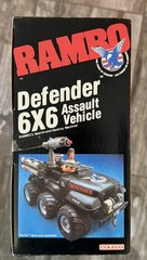 1985 Rambo Force Of Freedom Defender 6×6 New In Box. Rambo Figure Sealed