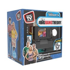 Big Bang Theory Tiny TV Classics Real Working TV And Remote Arcade Toys New