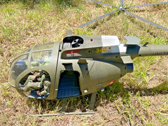 21st Century GI Joe 12″ 1/6 scale Ultimate Soldier Loach helicopter, COMPLETE