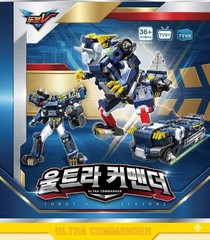 TOBOT V Ultra Commander Beast Dino Transforming Robot Car Toy Authentic K-TOY