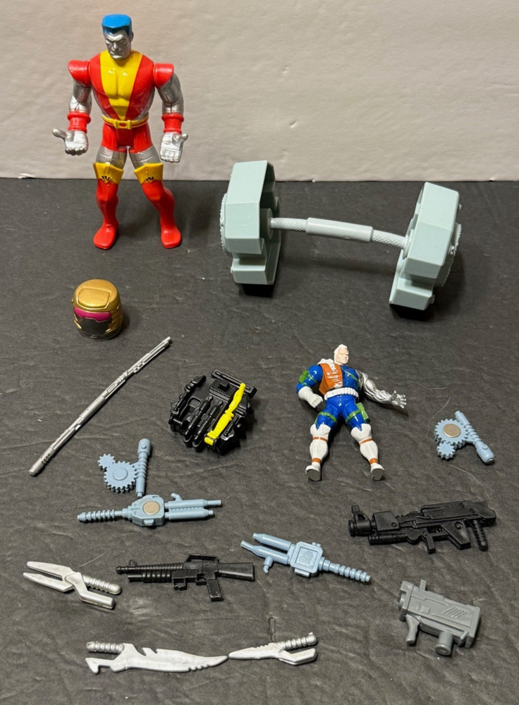 MARVEL TOYBIZ FIGURE PARTS ACCESSORIES AS SHOWN AS IS AS FOUND LOT #2