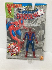 Marvel Super Heroes The Amazing Spider-Man Multi Joint Figure ToyBiz 1992 NIB