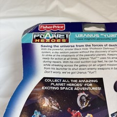Fisher Price Planet Heroes Uranus Yuri Space Metallic Squad Figure New in Box