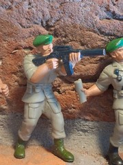 4 Guts! Green Berets Canned Heat Grunt Vtg Action Figure Lot Mattel 1986 1988 2″