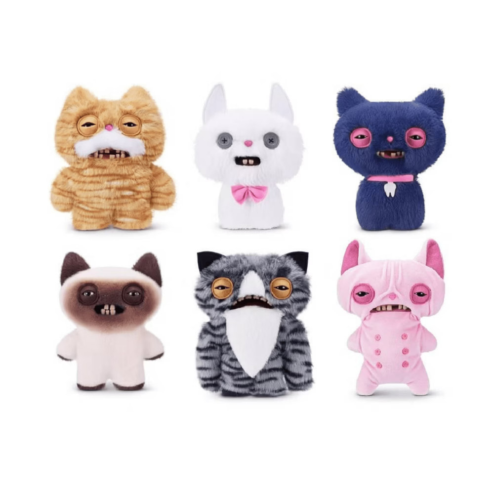 ZURU Fugglers Alley Cats 9” Plush (Full Set of 6)