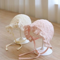 Lace Embroidery Baby Girl Bonnet Hat Summer Breathable Mesh Kids Cap