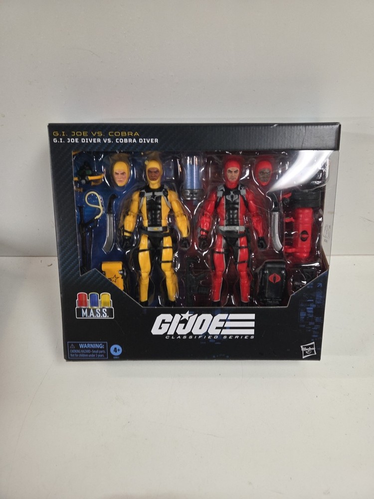 G.I. Joe Classified G.I. Joe Diver Vs Cobra Diver 2-pack Exclusive MASS Device