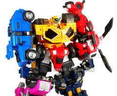 Kids Toy Miniforce Penta X Ranger Vehicle Robot Bot PENTATRON 5 Combiner Figures