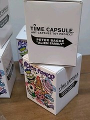 LOT 10 Alien Family Sony Creative Peter Bagges Art Time Capsule Mini Figure 2002