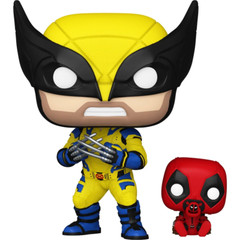 FUNKO • Deadpool + Wolverine: WOLVERINE w/BABYPOOL #1403 • w/Pro • Ships Free