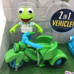 Disney Junior Muppet Babies Kermit The Frog Trike and Car Set 2 in 1 Vehicle NEW