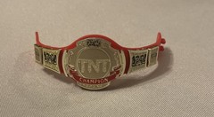 TNT Title Belt AEW Wrestling Belt Red Action Figure Jazwares WWE WCW Big Gold