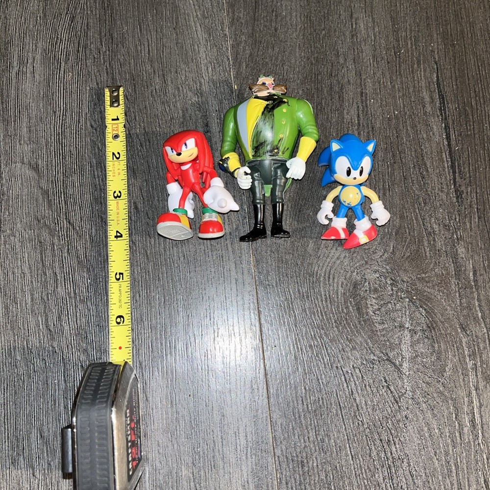 Sonic the Hedgehog Toy Lot Jazwares Sega figures Eggman Knuckles