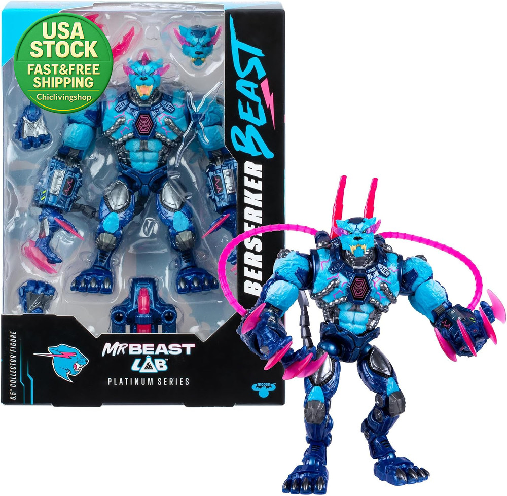 Platinum Series 6 Inch Berzerker Beast Titan Action Figure Toy