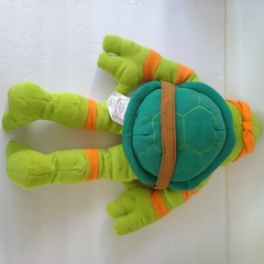 nickelodeon Ninja Turtles Preowned Soft And Cuddly Age 3+ Green /Orange