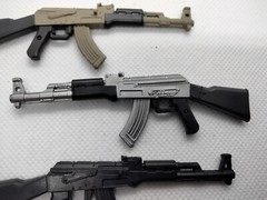 AK47 Assault Rifle 1/12 Scale Gun Weapon Action Figure Accessory Force