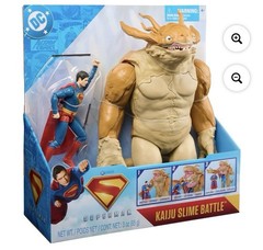 DC Comics SUPERMAN, Superman Vs.Kaiju Slime Battle Set Playset,for Ages 4 and up