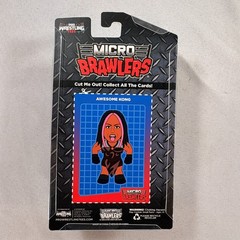 Lot of 3 New/Sealed Micro Brawler Figures: Adam Bomb Harley Race & Awesome Kong