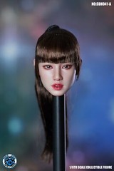 SUPER DUCK 1/6 SDH041A South Korea Kpop Girl Head Carved Toys 12in Action Figure