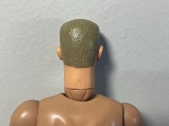 GI Joe 1/6 Scale Action Figure 12″ Green Face Paint NUDE #11 NO HANDS OR FEET