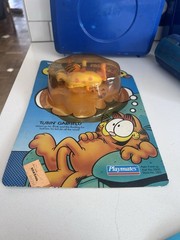 Playmates 1991 Wacky Wind Up Tubin’ Garfield Action Figure NEW