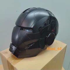 Iron Man 1:1 MK5 Deformable Voice Control Wearable Helmet Matte Black US STOCK