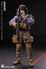 In Stock CY7 TOYS 1/12 The Ghost Male Soldier 6″ Collectible Action Figure