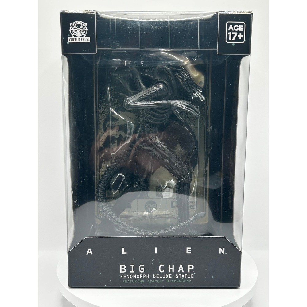 CultureFly Alien Big Chap Xenomorph 9″ Deluxe Statue Vinyl Acrylic Display. New